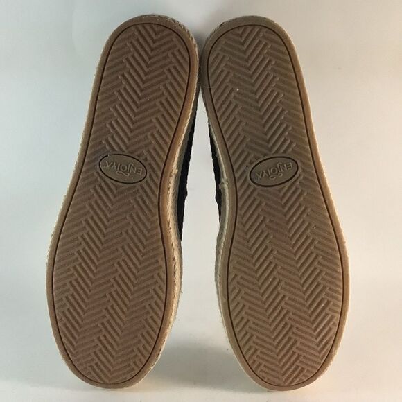 Enjoiya Journey womens espadrilles slip on shoes black size EU 41 US 11 - Picture 7 of 8
